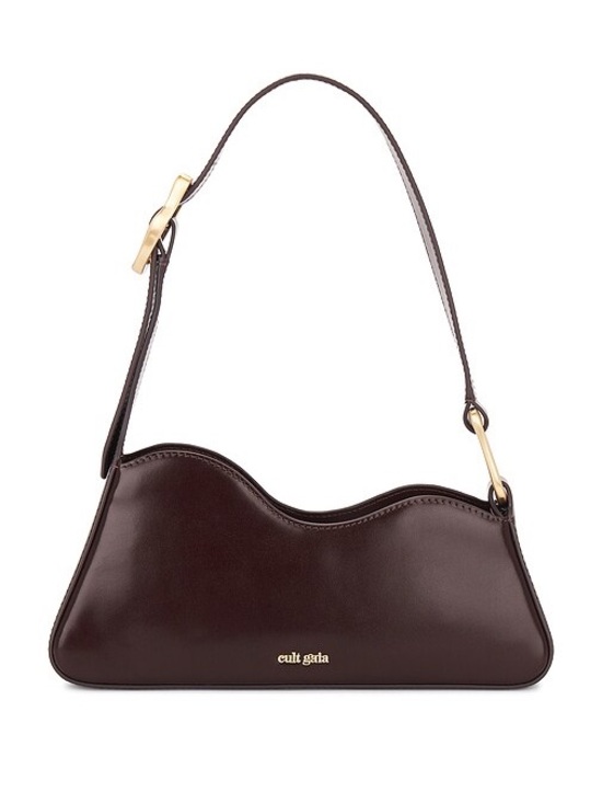 cult gaia Handbags - Cult Gaia Malvi Shoulder Bag Espresso